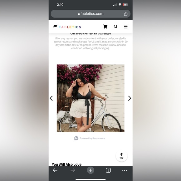 Fabletics woman’s plus size 3x green Nola top - Picture 12 of 15